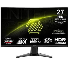 Монітор MSI 27" MAG 276CXF VA Black Curved 280Hz