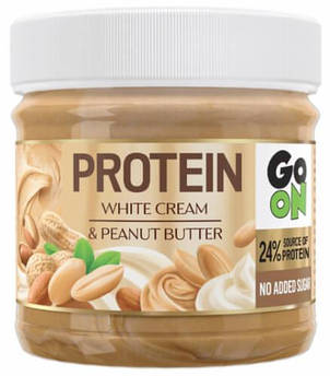 Протеїновий крем GoOn Protein White Cream & Peanut Butter 180 грам