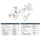 Насос Hayward HCP09201E2 KNG200 M.B IE2 (220 В, 26.2 м3/ч, 2 HP) без префільтра, фото 5