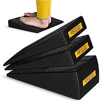 Клин-платформа 4FIZJO Slant Board 3 рівні для присідань та розтяжки Black (P-5905973400312)