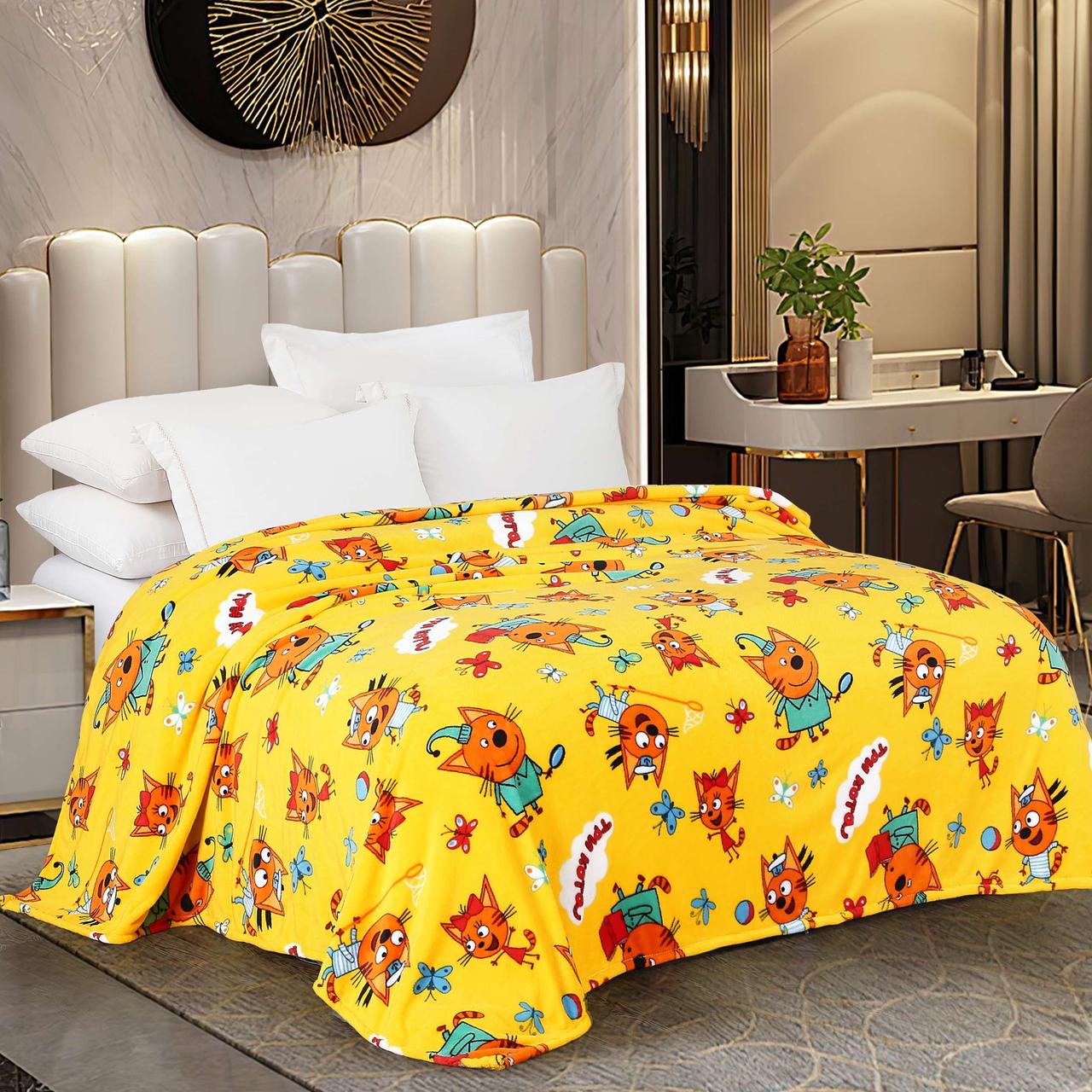 Плед фліс Веселі лисенята 150x200 см Love You