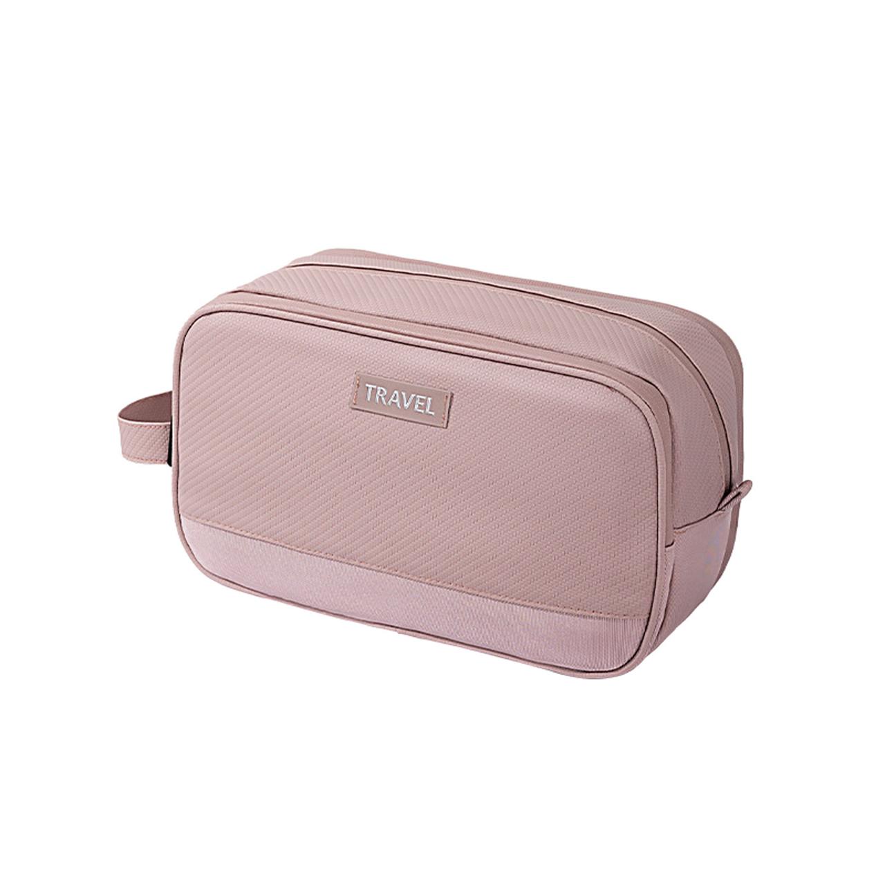 Органайзер-косметичка дорожня 25х11х14 см Рожева LoveYouHome, фото 1