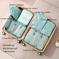 Набір органайзерів для подорожей 7 розмірів Тіффані LoveYouHome