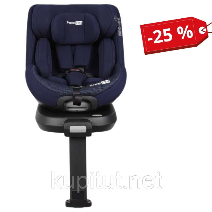Автокрісло FreeON LOTUS поворотність 360°  i-size 40-125 см, синій, фото 1