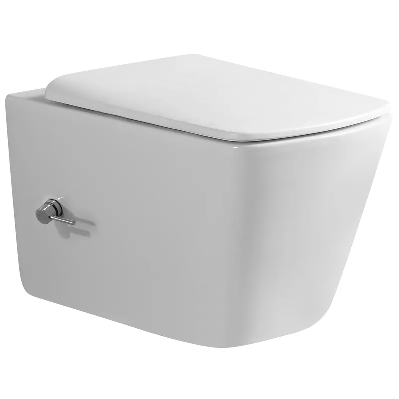 Унітаз-біде підвісний Mixxus Premium QUADRO-1301-R 510x350x345 mm система змиву RIMLESS (MP6658), фото 1