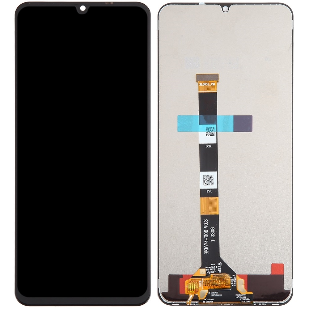 Дисплей Realme C51/Realme C53/Realme Note 50 у зборі із сенсором black Original PRC