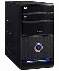 Корпус Mini-Tower з БЖ 460Вт  GOLDEN FIELD 3205B  (2xUSB2.0, 182 x 353 x 415 мм) (код 76563)