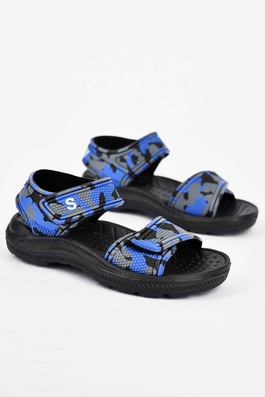 Босоніжки дитячі піна синьо-сірого кольору р.24 200008T Безкоштовна доставка, фото 1