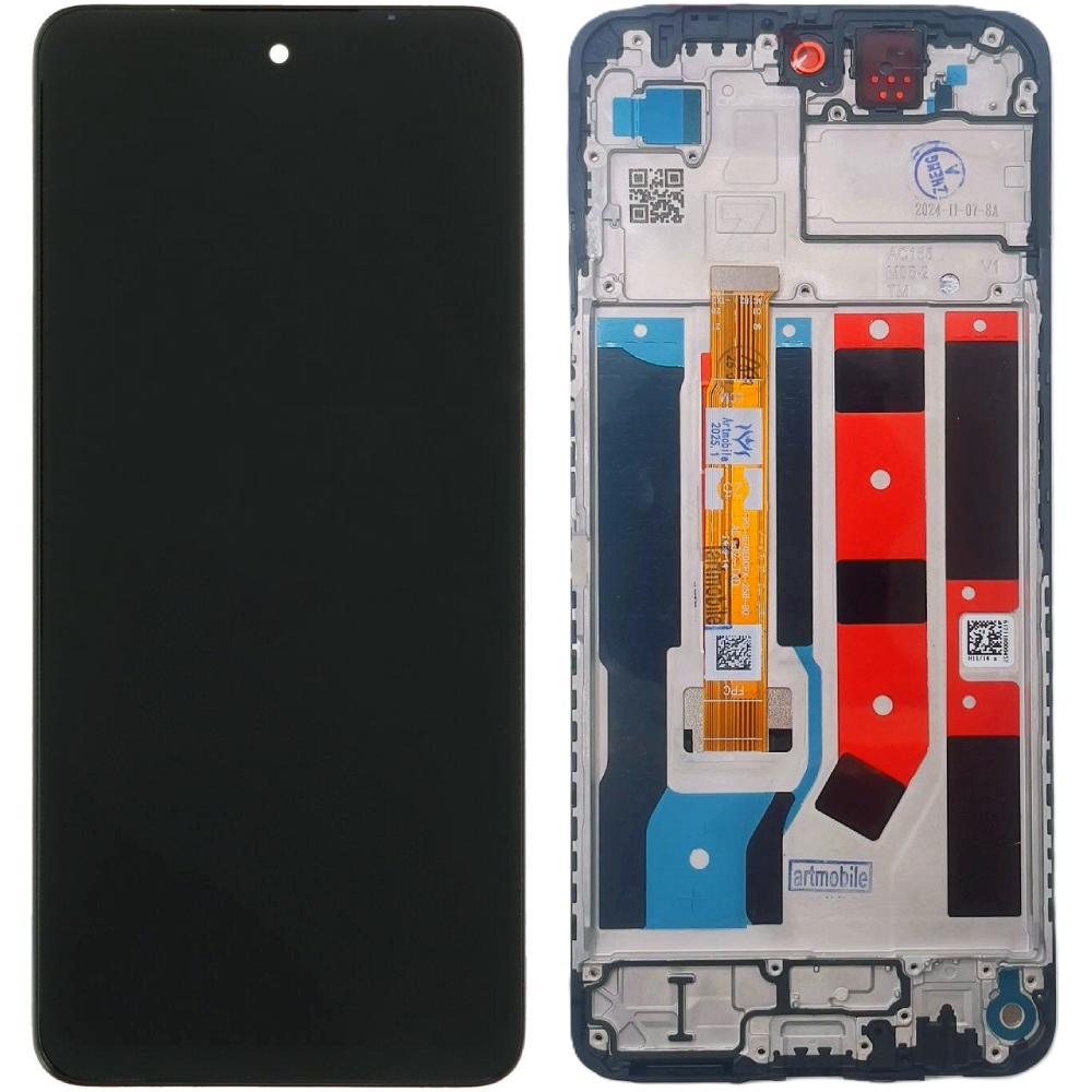 Дисплей OPPO A60 у зборі із сенсором і рамкою black