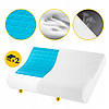 Подушка ортопедична 4FIZJO Ergo+ Small 30 x 50 см охолоджуюча для сну White (P-5907739319418), фото 7