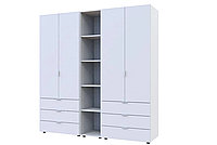 Комплект Doros Гелар 42005031 з етажеркою Білий 193,2х49,5х203,4см (1910250882)