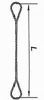Строп канатний тип СКП (двохпетльовий)