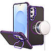 Матовий чохол – накладка Dual Color Camera Stand для Samsung Galaxy S25, фото 3
