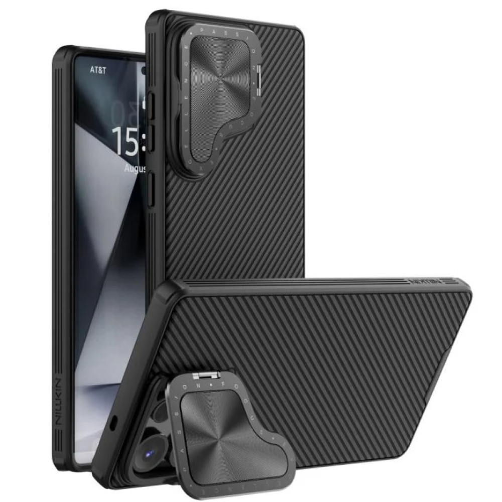 Чохол Nillkin CamShield Prop для Samsung Galaxy S25 Ultra з металевим кільцем для бездротової зарядки, фото 1