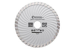 Диск алмазний Intertool 125 мм турбоволна