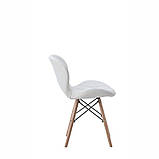 Стілець зі спинкою кухонний із замінника шкіри | Стільці зі шкірозамінника для кухні або їдальні в сучасному дизайні, фото 10