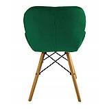 Стілець зі спинкою кухонний із замінника шкіри | Стільці зі шкірозамінника для кухні або їдальні в сучасному дизайні, фото 7