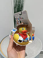 Качка 3282 для купання, розміром 10см, індикатор температури, 6 видів, у коробці, 10-13-8см, фото 3