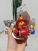 Качка 3282 для купання, розміром 10см, індикатор температури, 6 видів, у коробці, 10-13-8см, фото 4