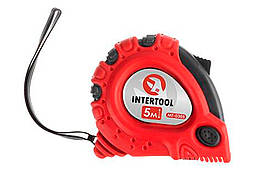 Рулетка Intertool 5 м х 19 мм супер-магніт