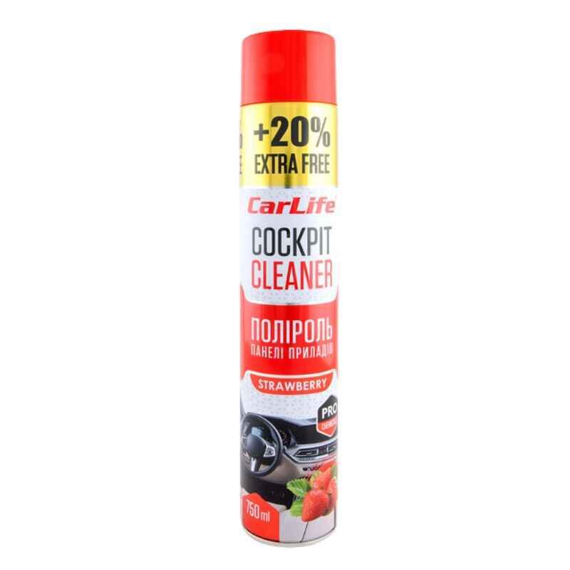 Поліроль CarLife Cockpit Cleaner Полуниця 750 мл (CF754)