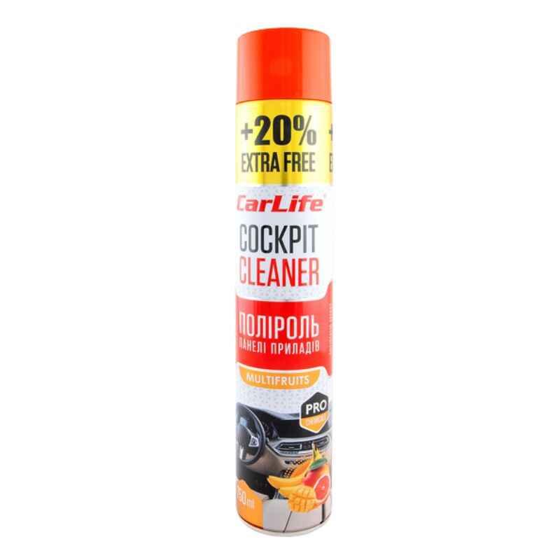 Поліроль CarLife Cockpit Cleaner Мультифрукт 750 мл (CF756)