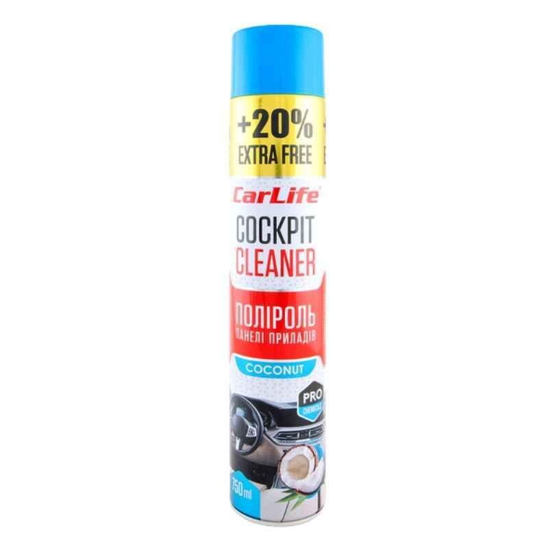 Поліроль CarLife Cockpit Cleaner Кокос 750 мл (CF758)