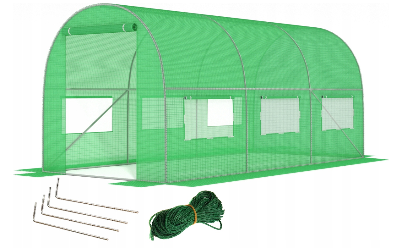 Парник LEOBRO Garden 10м2 із міцним каркасом (LB-10M19)