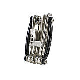 Мультитул, карманный набор инструментов для велосипеда West Biking 0719007 10 в 1 Black {5104-piho}, фото 5