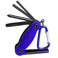 Мультитул West Biking YP0719243 карманный набор инструментов для велосипеда Blue {7724-piho}