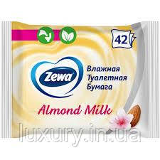 Вологий туалетний папір Zewa Almond Milk, 42 шт Мигдаль, фото 1