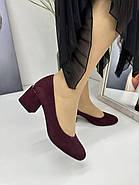 Туфлі жіночі Berloni GH228-629-F43 замшеві на підборах 37, фото 4