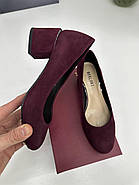 Туфлі жіночі Berloni GH228-629-F43 замшеві на підборах 37, фото 6
