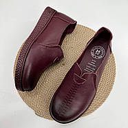 Туфлі жіночі MegoComfort BATTAL A0231-violet бордові на низькому ходу 39, фото 4