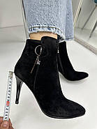 Ботильйони жіночі Battine B443 чорні на шпильці 37, фото 3