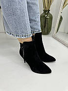 Ботильйони жіночі Battine B443 чорні на шпильці 37, фото 4