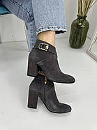 Ботильони жіночі Battine B445 осені в серій замше 37, фото 2