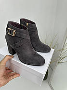 Ботильони жіночі Battine B445 осені в серій замше 37, фото 7