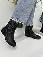 Черевики жіночі Battine B663 демісезонні шкіряні на танкетці 37, фото 4
