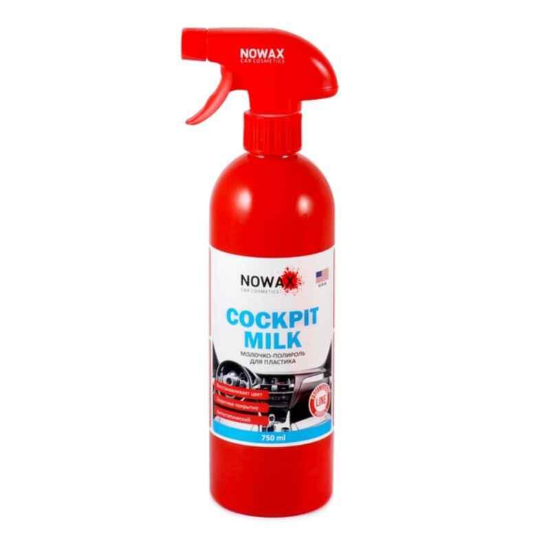 Очисник пластику авто Nowax Cockpit Milk 750 мл для панелі приладів (NX75003)