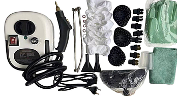 Потужний портативний пароочисник для прибирання будинку 18 в 1 Steam Cleaner потужністю 2500 Вт Лучшая цена