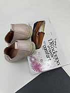 Мокасини жіночі Divadonna 9012-pudra шкіряні 37, фото 6