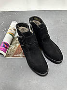 Черевики жіночі Berloni M226 замшеві натуральне хутро 36, фото 7