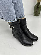 Черевики жіночі Battine B673 шкіряні на танкетці 37, фото 3