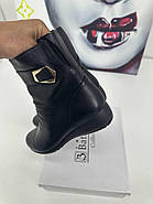 Черевики жіночі Battine B673 шкіряні на танкетці 37, фото 6