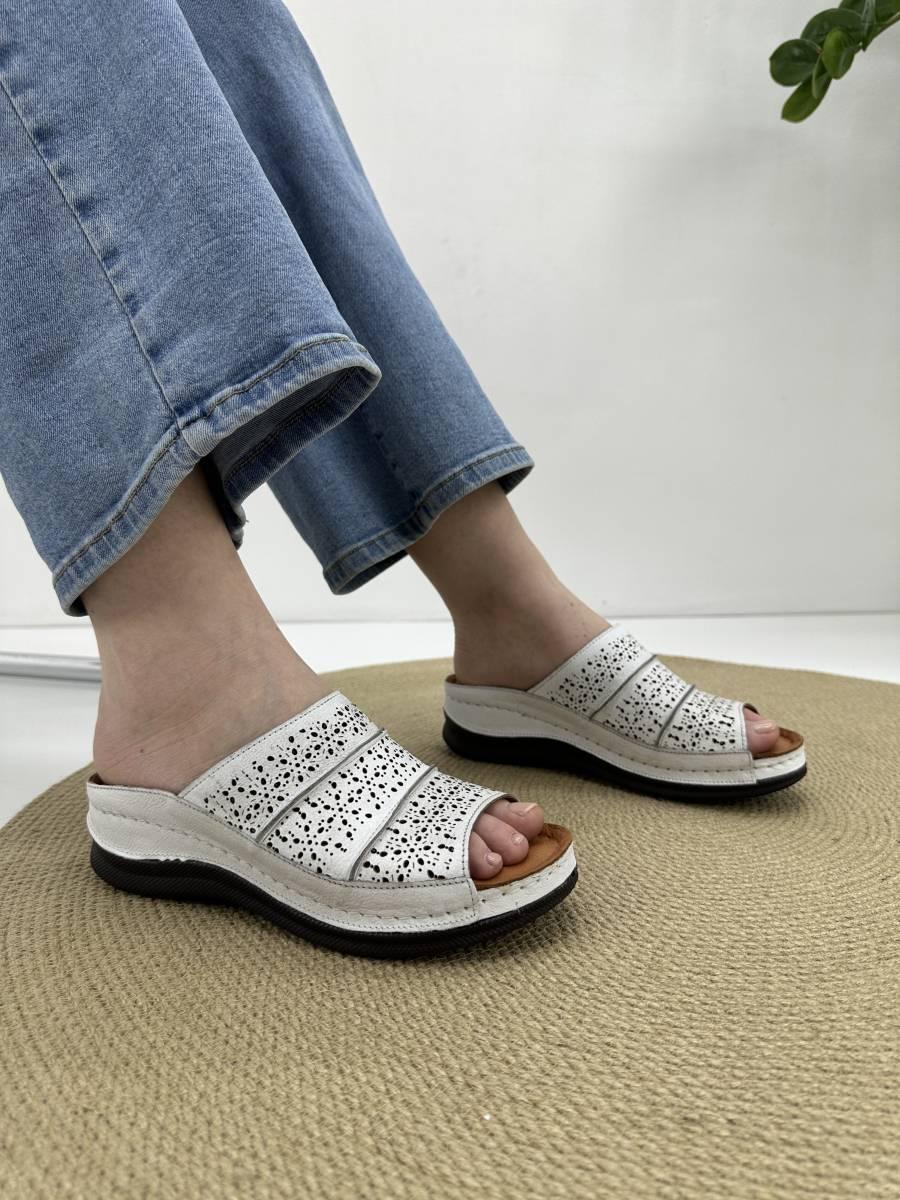 Сабо жіночі TWOGO 939-Beyaz білі 37, фото 1