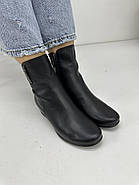 Черевики жіночі Battine B653 чорні осінні на танкетці 37, фото 3