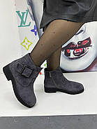 Черевики жіночі зимові Berloni M227 натуральна замша 36, фото 3