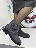 Черевики жіночі зимові Berloni M227 натуральна замша 36, фото 4