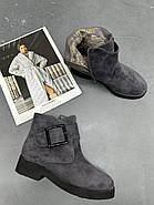 Черевики жіночі зимові Berloni M227 натуральна замша 36, фото 5